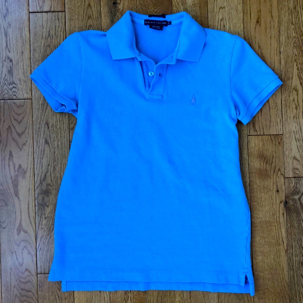 Classic fit light blue Polo shirt